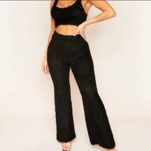 Skims Black Cozy pants NWT